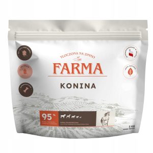 Farma sucha karma dla psa KONINA 2 kg tłoczona na zimno