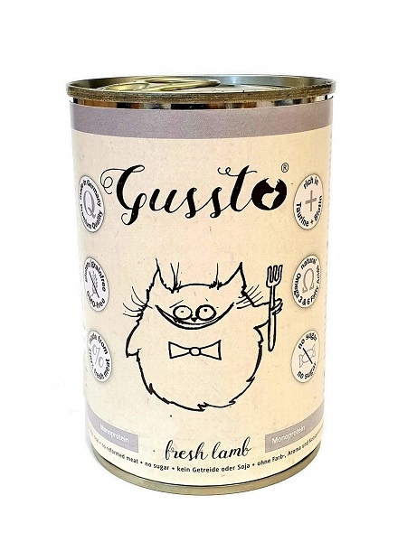 Gussto puszka jagnięcina 400 g
