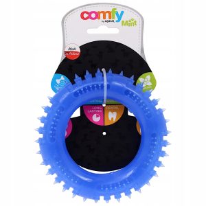Comfy Dental zabawka dla psa Ring Miętowy 13cm niebieski gryzak