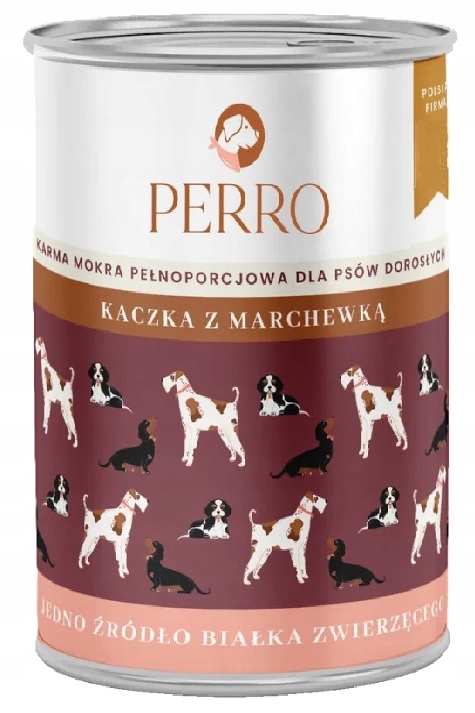Perro puszka kaczka marchew 400 g
