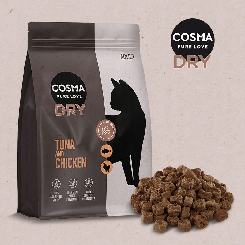 Cosma karma dla kota TUŃCZYK Z KURCZAKIEM 2 kg karma suszona