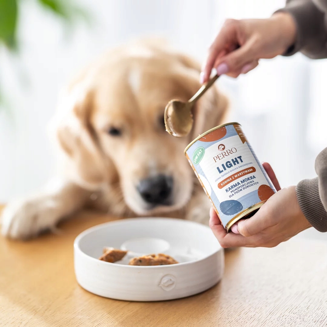 …Perro LIGHT konina warzywa karma mokra dla psa 400g