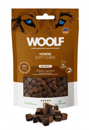 Woolf cubes konina 100g