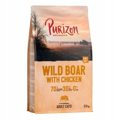Purizon Adult sucha karma kot dziczyzna drób 2,5kg