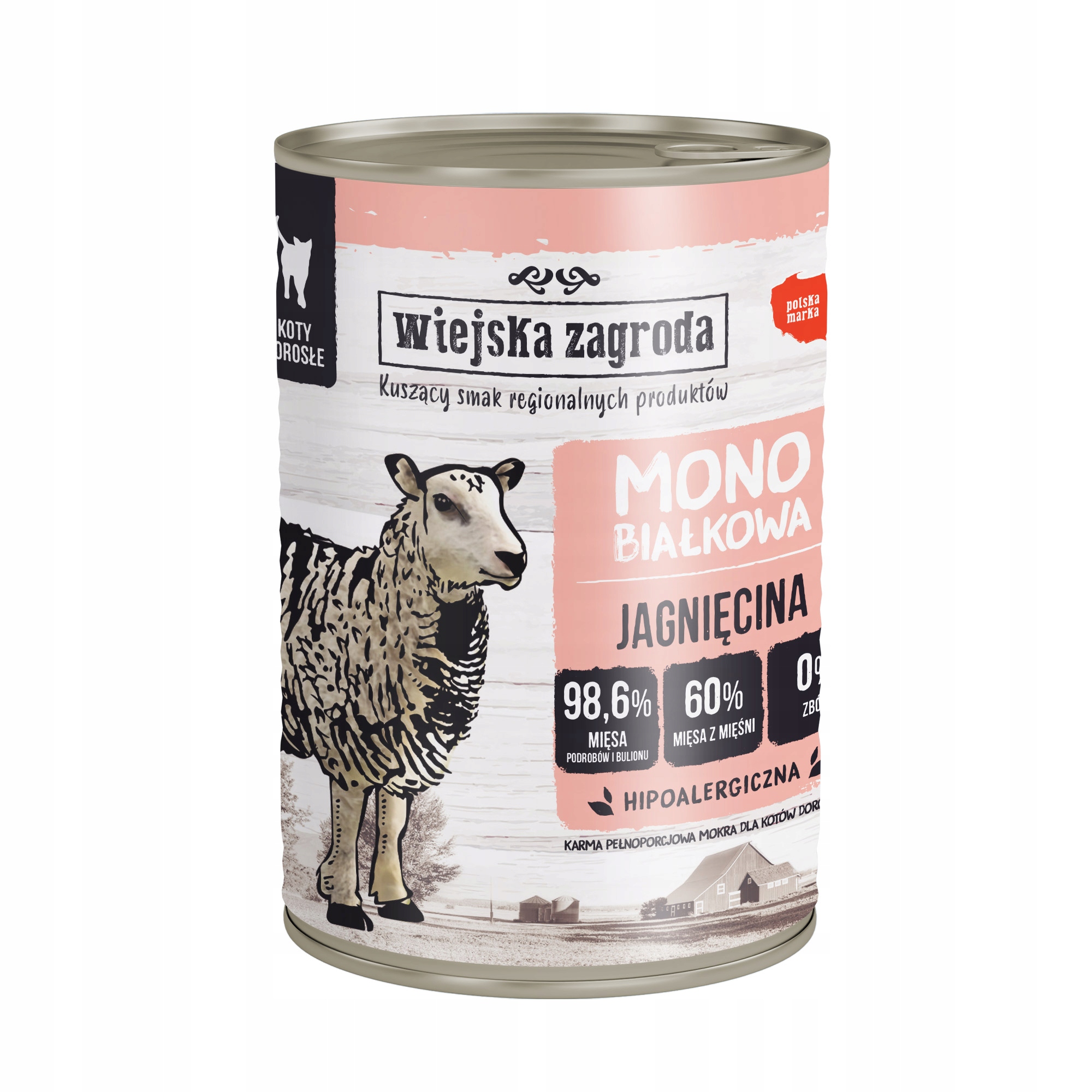 WZ mono kot Jagnięcina 400g