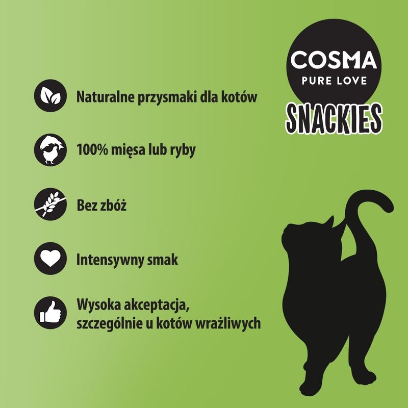 Cosma przysmak dla kota TUŃCZYK 25g przysmak liofilizowany
