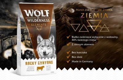 WOW sucha karma wołowina Rocky Canyons 1kg