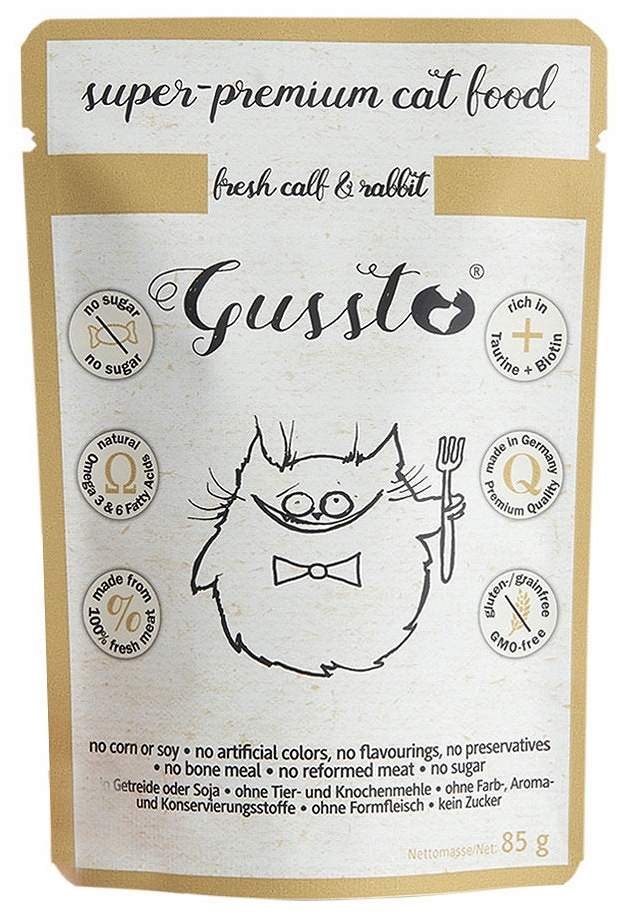 Gussto sasz cielęcina królik 85g