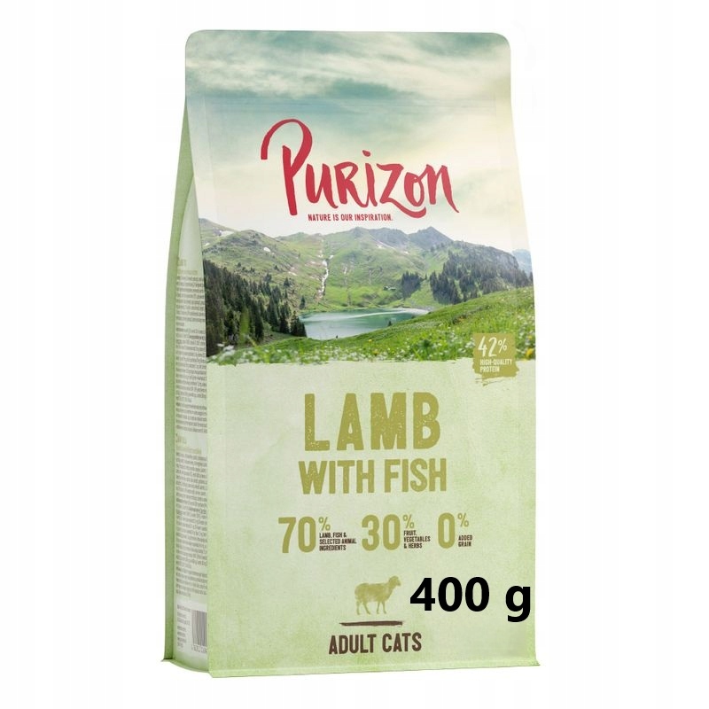 Purizon karma dla kota JAGNIĘCINA RYBY 400 g bez zbóż