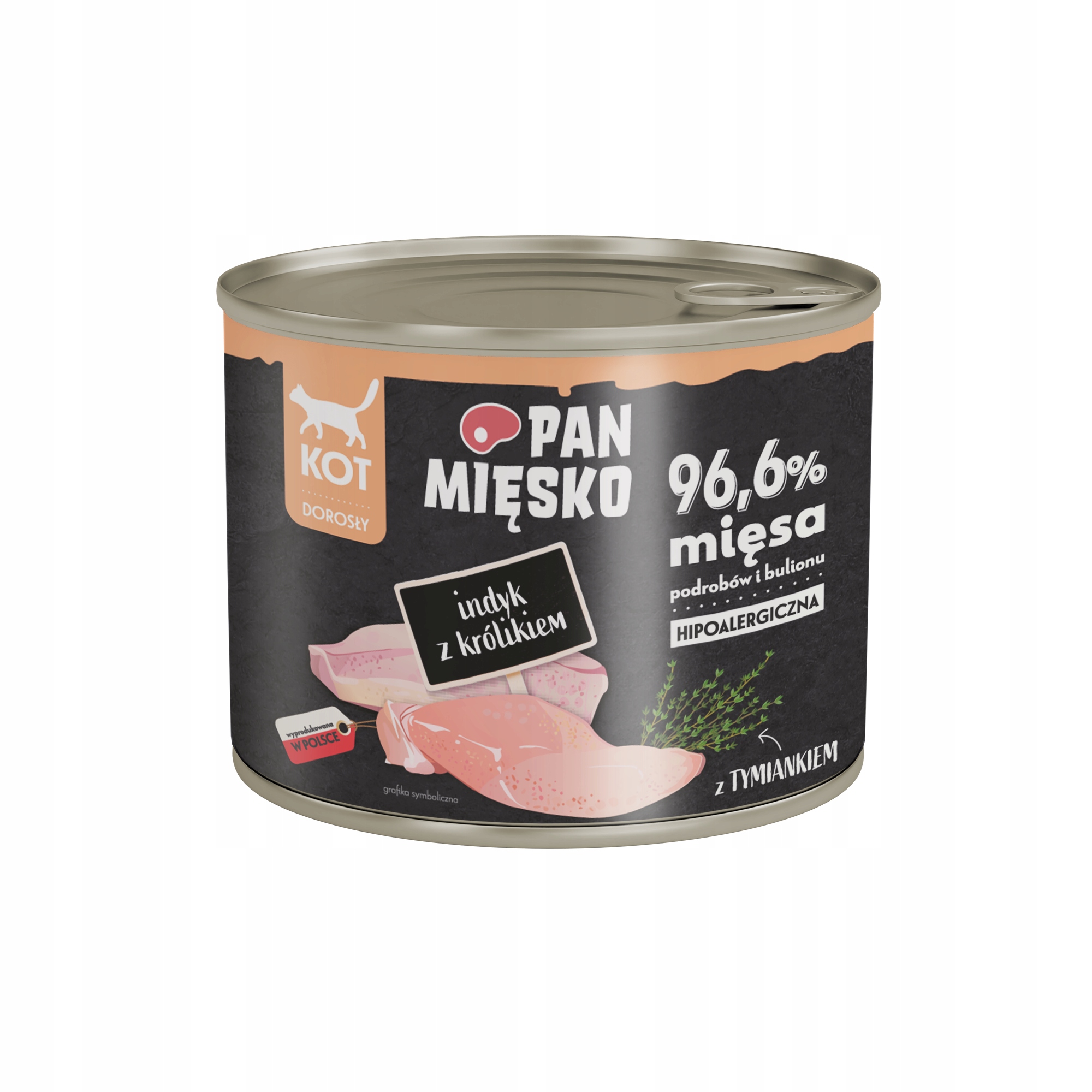 Pan Mięsko kot Indyk królik 200g