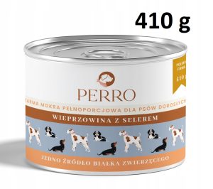 Perro puszka Wieprzowina seler 410 g