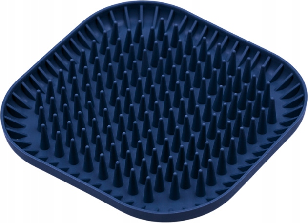 Fiboo miska mata spowalniająca dla psa GRANATOWA Spiky 19×19 cm