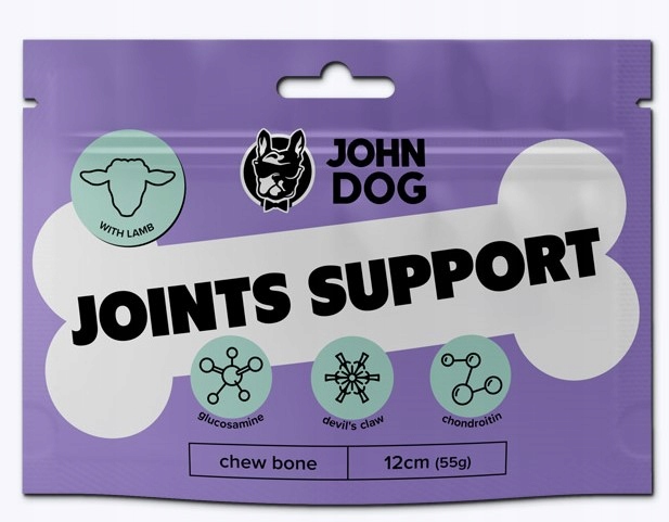 JD kość do żucia z JAGNIĘCINĄ JOINTS SUPPORT zdrowe stawy 12 cm