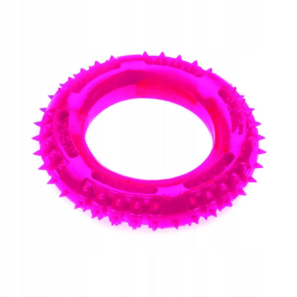 Comfy Dental zabawka dla psa Ring Miętowy 13cm różowy gryzak