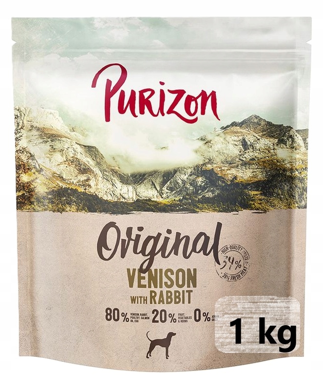 Purizon Adult dziczyzna z królikiem BEZ ZBÓŻ 1KG