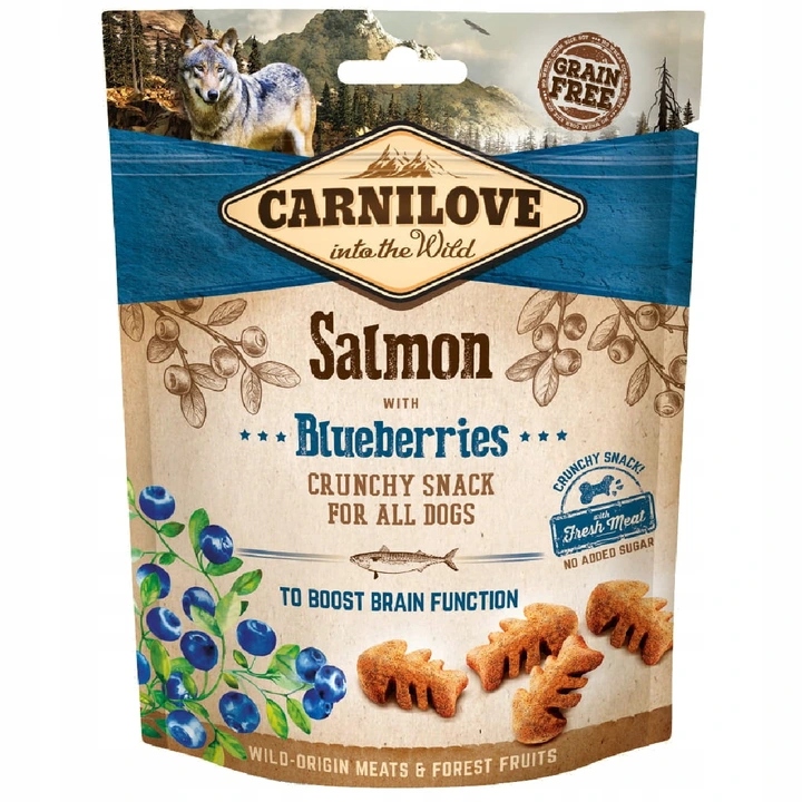 Carnilove crunchy łosoś jagoda 200g