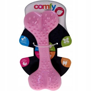Comfy Dental zabawka dla psa Bone Strawberry kość gryzak dla psa 16,5cm