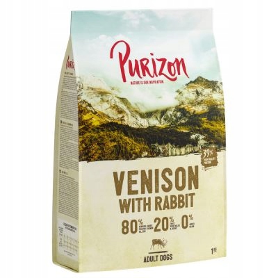 Purizon Adult dziczyzna z królikiem BEZ ZBÓŻ 1KG