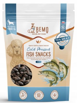 Przysmaki Dla Psa BEMO ryby 180 g naturalne półwilgotne miękkie