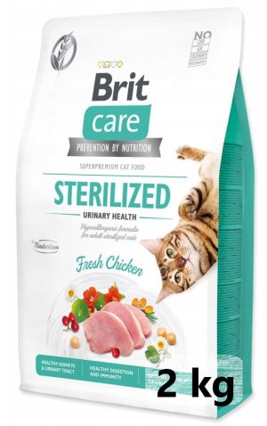 Brit Care dla kotów sterylizowanych KURCZAK Urinary Health 2 kg